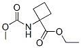 Cyclobutanecarboxylic acid, 1-[(methoxycarbonyl)amino]-, ethyl ester (9CI) CAS#: 106366-63-6