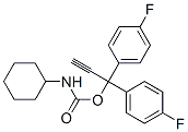 Cyclohexanecarbamic acid 1,1-bis(p-fluorophenyl)-2-propynyl ester CAS#: 10087-77-1