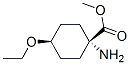 Cyclohexanecarboxylic acid, 1-amino-4-ethoxy-, methyl ester, cis- (9CI) CAS#: 203314-46-9