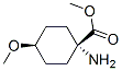 Cyclohexanecarboxylic acid, 1-amino-4-methoxy-, methyl ester, cis- (9CI) CAS#: 203314-45-8