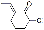 Cyclohexanone, 2-chloro-6-ethylidene- CAS#: 108685-95-6