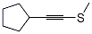 Cyclopentane, [(methylthio)ethynyl]- (9CI) CAS#: 209672-07-1