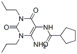 Cyclopentanecarboxamide,  N-(6-amino-1,2,3,4-tetrahydro-2,4-dioxo-1,3-dipropyl-5-pyrimidinyl)- CAS#: 112683-77-9