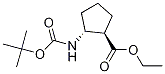 Cyclopentanecarboxylic acid, 2-[[(1,1-dimethylethoxy)carbonyl]amino]-, ethyl ester, (1R,2R)- CAS#: 245115-20-2