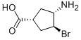 Cyclopentanecarboxylic acid, 3-amino-4-bromo-, (1R,3S,4S)- (9CI) CAS#: 262280-18-2