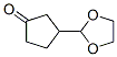 Cyclopentanone, 3-(1,3-dioxolan-2-yl)- CAS#: 202120-83-0