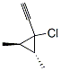 Cyclopropane, 1-chloro-1-ethynyl-2,3-dimethyl-, (1alpha,2alpha,3beta)- (9CI) CAS#: 103365-72-6
