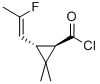Cyclopropanecarbonyl chloride, 3-[(1Z)-2-fluoro-1-propenyl]-2,2-dimethyl-, (1R,3R)- (9CI) CAS#: 228702-78-1
