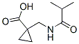 Cyclopropanecarboxylic  acid,  1-[[(2-methyl-1-oxopropyl)amino]methyl]- CAS#: 205173-58-6