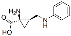 Cyclopropanecarboxylic acid, 1-amino-2-[(phenylamino)methyl]-, (1R,2R)- (9CI) CAS#: 244233-43-0