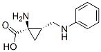 Cyclopropanecarboxylic acid, 1-amino-2-[(phenylamino)methyl]-, (1R,2S)- (9CI) CAS#: 244233-42-9