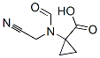 Cyclopropanecarboxylic acid, 1-[(cyanomethyl)formylamino]- (9CI) CAS#: 109577-89-1