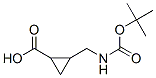 Cyclopropanecarboxylic acid, 2-[[[(1,1-dimethylethoxy)carbonyl]amino]methyl]-, CAS#: 253779-06-5