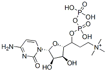 Cytidine 5'-(trihydrogen diphosphate), mono[2-(trimethylammonio)ethyl] ester CAS#: 1256-10-6