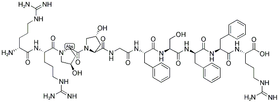 (D-ARG0,HYP2,3,D-PHE7)-BRADYKININ CAS#: 111929-26-1