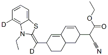 D2(3H),A-NAPHTHALENEACETIC ACID, A-CYANO-7-[(3-ETHYL-2-BENZOTHIAZOLINYLIDENE)METHYL]-4,4A,5,6-TETRAHYDRO-, ETHYL ESTER CAS#: 19208-19-6