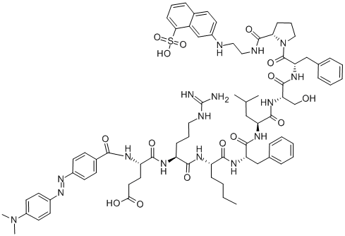 DABCYL-GLU-ARG-NLE-PHE-LEU-SER-PHE-PRO-EDANS CAS#: 263718-22-5