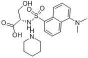 DANSYL-L-SERINE PIPERIDINIUM SALT CAS#: 35021-12-6