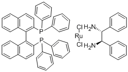 DICHLORO[(R)-(+)-2,2'-BIS(DIPHENYLPHOSPHINO)-1,1'-BINAPHTHYL][(1R,2R)-(+)-1,2-DIPHENYLETHYLENEDIAMINE]RUTHENIUM (II) CAS#: 212143-23-2
