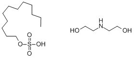 DIETHANOLAMINE LAURYL SULFATE CAS#: 143-00-0