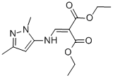 DIETHYL 2-[[(1,3-DIMETHYL-1H-PYRAZOL-5-YL)AMINO]METHYLIDENE]MALONATE CAS#: 20481-33-8