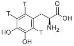 DIHYDROXYPHENYLALANINE, L-3,4-[RING 2,5,6-3H] CAS#: 18683-98-2