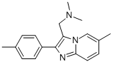DIMETHYL-(6-METHYL-2-P-TOLYL-IMIDAZO[1,2-A]PYRIDIN-3-YLMETHYL)-AMINE CAS#: 106961-33-5