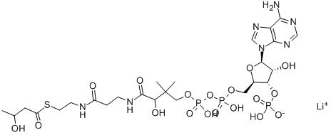 DL-BETA-HYDROXYBUTYRYL COENZYME A LITHIUM SALT CAS#: 103404-51-9
