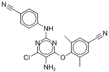 Des(6-aMino-5-broMo)-5-aMino-6-chloro Etravirine CAS#: 269055-78-9