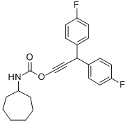 Di-(p-fluorophenyl)propynyl-N-cycloheptyl-carbamate CAS#: 101052-66-8