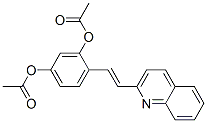 Diacetic acid 4-[2-(quinolin-2-yl)vinyl]-1,3-phenylene ester CAS#: 107758-96-3