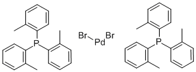Dibromobis(tri-ortho-tolyphosphine)palladium(II) CAS#: 24554-43-6