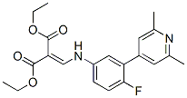 Diethyl (((3-(2,6-dimethyl-4-pyridinyl)-4-fluorophenyl)amino)methylene )propanedioate CAS#: 104431-74-5