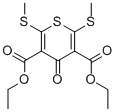 Diethyl2,6-bis(methylthio)-4-oxo-4H-thiopyran-3,5-dicarboxylate CAS#: 13700-78-2