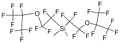 Dimethyl(bis(1,1,2,2-tetrafluoro-2-[1,2,2,2-tetrafluoro-1-(trifluorome thyl)ethoxy]ethyl))silane CAS#: 104745-20-2