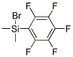 Dimethyl(pentafluorophenyl)silyl bromide CAS#: 23761-73-1
