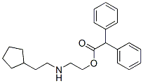 Diphenylacetic acid 2-[(2-cyclopentylethyl)amino]ethyl ester CAS#: 21461-69-8