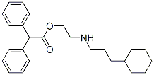 Diphenylacetic acid 2-[(3-cyclohexylpropyl)amino]ethyl ester CAS#: 21505-34-0