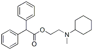 Diphenylacetic acid 2-(cyclohexylmethylamino)ethyl ester CAS#: 21461-63-2