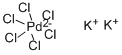 Dipotassium hexachloropalladate CAS#: 16919-73-6