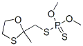 Dithiophosphoric acid O,O-dimethyl S-[(2-methyl-1,3-oxathiolan-2-yl)methyl] ester CAS#: 1012-61-9