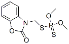 Dithiophosphoric acid O,O-dimethyl S-[(2-oxo-3(2H)-benzoxazolyl)methyl] ester CAS#: 1218-13-9