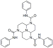 Dodecahydro-N,N',N''-triphenyl-1,4,7,9b-tetraazaphenalene-1,4,7-tricarboxamide CAS#: 10553-79-4