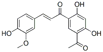 (E)-1-(5-acetyl-2,4-dihydroxy-phenyl)-3-(4-hydroxy-3-methoxy-phenyl)pr op-2-en-1-one CAS#: 108051-28-1