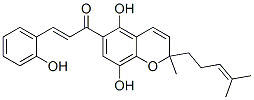 (E)-1-[5,8-Dihydroxy-2-methyl-2-(4-methyl-3-pentenyl)-2H-1-benzopyran-6-yl]-3-(2-hydroxyphenyl)-2-propen-1-one CAS#: 18296-58-7