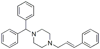 (E)-1-benzhydryl-4-cinnamylpiperazine CAS#: 16699-20-0
