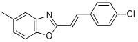 (E)-2-(4-Chlorostyryl)-5-methylbenzoxazole CAS#: 2639-35-2
