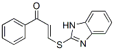 (E)-3-(1H-benzoimidazol-2-ylsulfanyl)-1-phenyl-prop-2-en-1-one CAS#: 103742-55-8