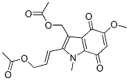 [(E)-3-[3-(acetyloxymethyl)-5-methoxy-1-methyl-4,7-dioxo-indol-2-yl]prop-2-enyl] acetate CAS#: 114560-26-8