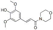 (E)-3-(4-hydroxy-3,5-dimethoxy-phenyl)-1-morpholin-4-yl-prop-2-en-1-on e CAS#: 19856-69-0